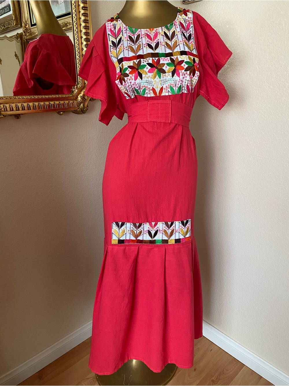 Vintage Maxi Floral Dress